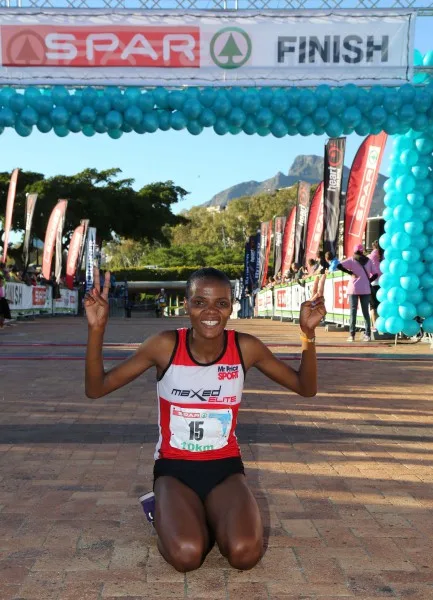 Cheerleaders during last years Comrades Marathon celebrations at the Nedbank Green Mile.