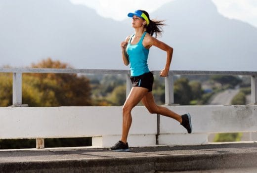 Running through the Jeffreys Bay Windfarm