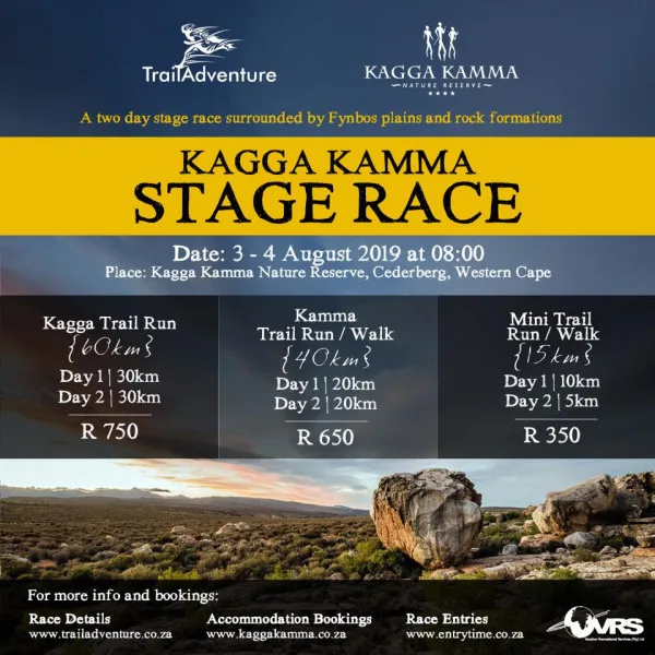 TrailAdventure Kagga Kamma Stage Run & Walk